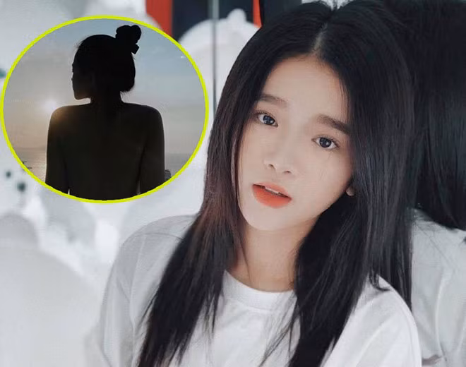Bức ảnh bán khỏa thân của Linh Ka gây tranh cãi - Ảnh: Instagram NV