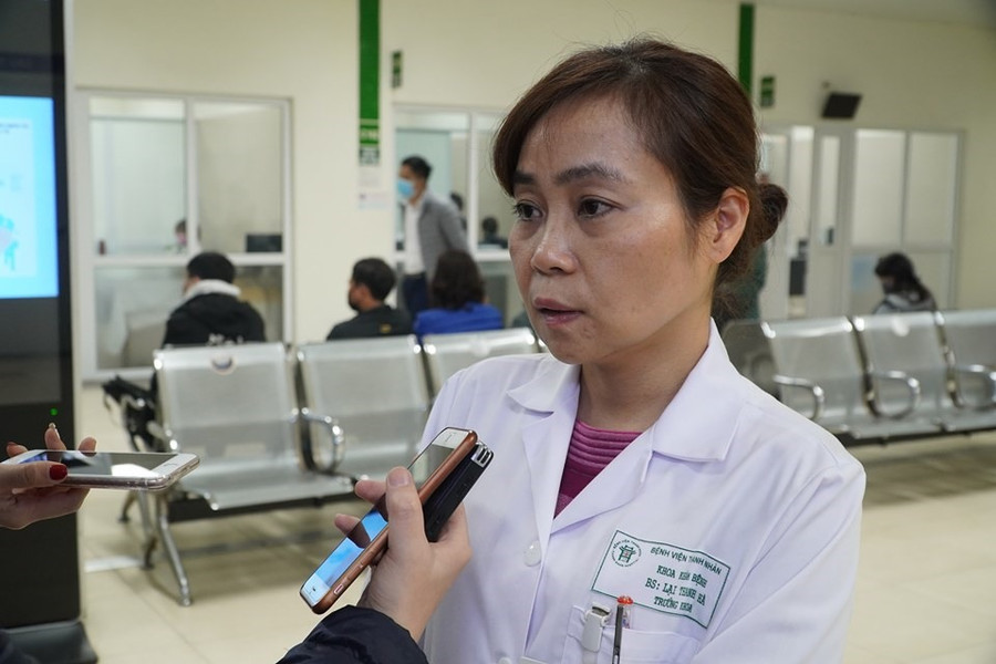 1 Bác sĩ Lại Thanh Hà - Trưởng Khoa Khám bệnh Bệnh viện Thanh Nhàn (Hà Nội).