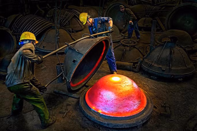 Làng đúc Mỹ Đồng ở Thủy Nguyên có nhiều sản phẩm xuất khẩu