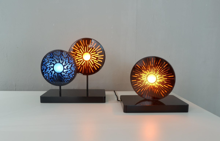 Một sản phẩm sơn mài Việt Nam tại triển lãm. (Ảnh: CTV/Vietnam+)