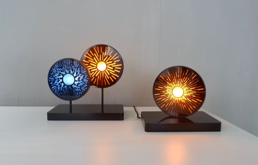 Một sản phẩm sơn mài Việt Nam tại triển lãm. (Ảnh: CTV/Vietnam+)