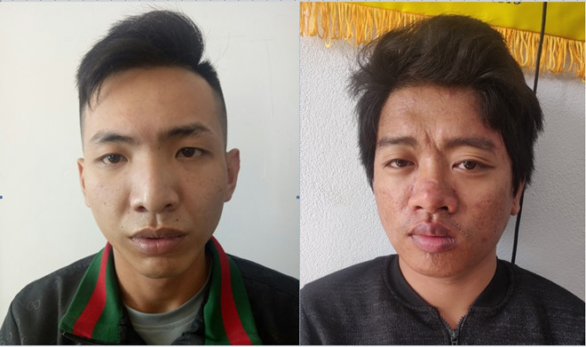Xe tải chuyên chở xe máy đi cướp giật của Thi "lùn" - Ảnh: Nguyễn Tú  Xe tải chuyên chở xe máy đi cướp giật của Thi