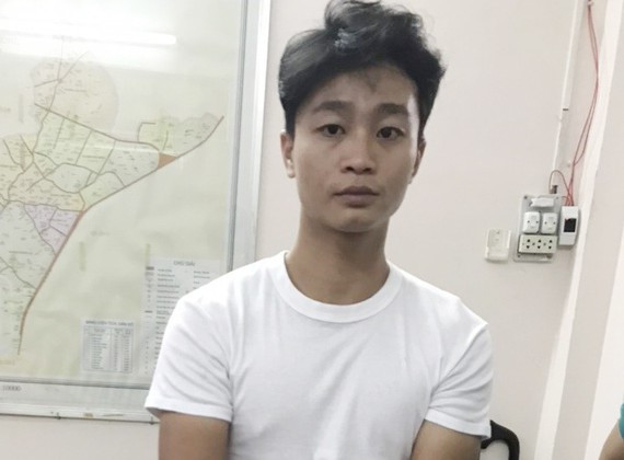  Đối tượng Cường bị bắt giữ. Ảnh: CA