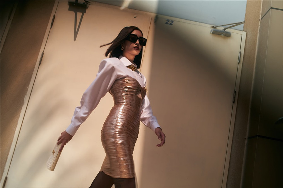 Đây cũng là một trong những minh chứng cho sự nỗ lực làm mới bản thân, giúp Mỹ Linh “đập tan” những lời nhận xét tiêu cực về mình trước đây. Ảnh: Trương Tùng Lâm. Đây cũng là một trong những minh chứng cho sự nỗ lực làm mới bản thân, giúp Mỹ Linh “đập tan” những lời nhận xét tiêu cực về mình trước đây. Ảnh: Trương Tùng Lâm.