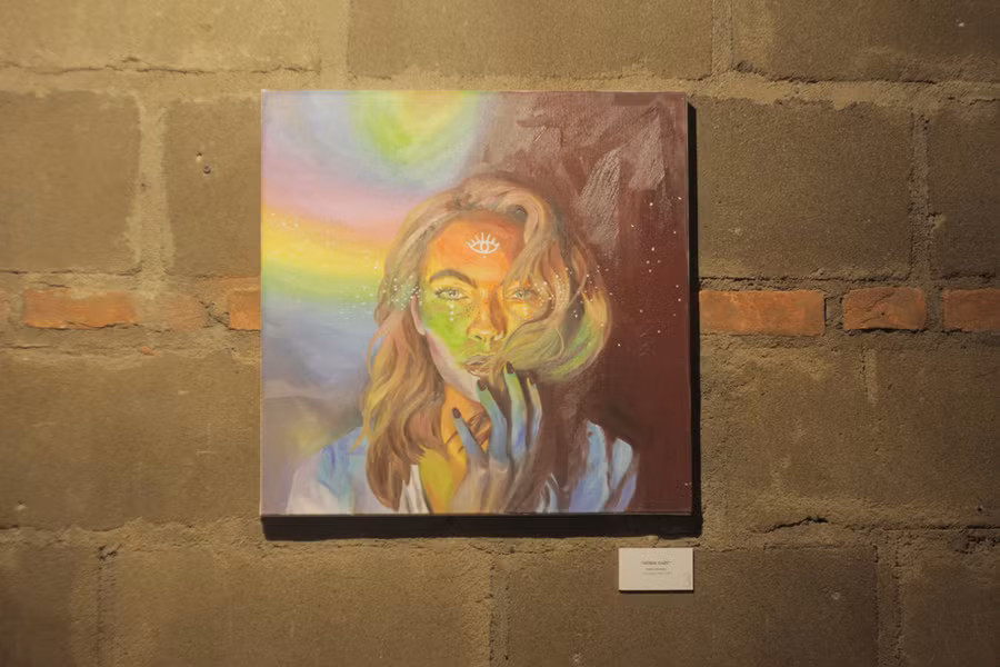 Tác phẩm Astral Gaze - Ảnh: MAI THỤY