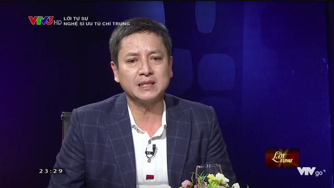 NSƯT Chí Trung khi tham gia chương trình "Lời tự sự" trên VTV. NSƯT Chí Trung khi tham gia chương trình