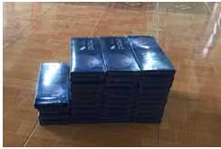 Tang vật bị thu giữ. Ảnh: Thanh Sơn