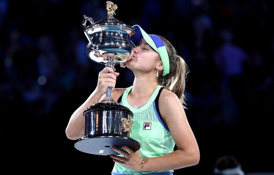  Sofia Kenin vô địch Australian Open 2020. (Nguồn: Getty Images)