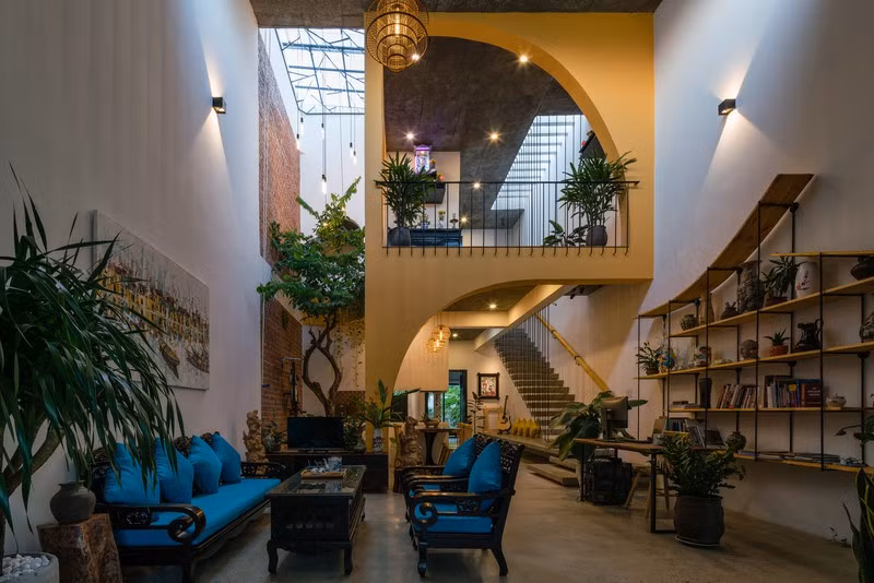  Cấu trúc dạng khe cho phép ánh sáng có thể đi vào mọi ngõ ngách bên trong.