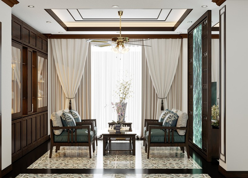 Rèm cửa màu trắng giúp cho không gian không bị tối hay nhàm chán. Rèm cửa màu trắng giúp cho không gian không bị tối hay nhàm chán.