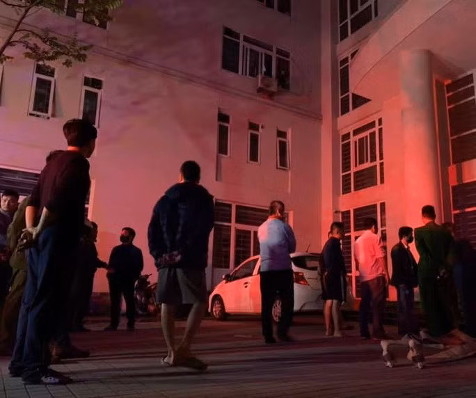 Vụ cháy trong đêm khiến nhiều người hoảng sợ - Ảnh: Công an cung cấp Vụ cháy trong đêm khiến nhiều người hoảng sợ - Ảnh: Công an cung cấp