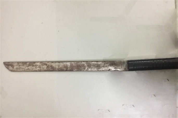  Mã tấu tự chế đối tượng dùng để gây án