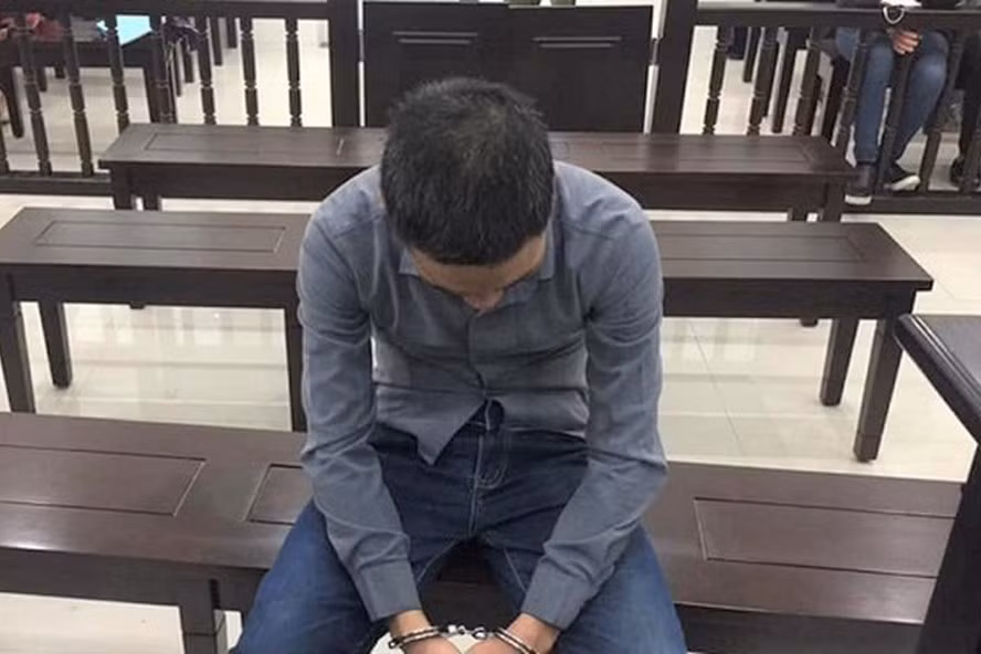 Bị cáo Nguyễn Văn Duy tại phiên tòa sơ thẩm.