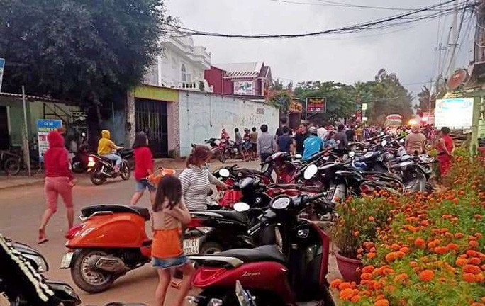 Quán karaoke nơi xảy ra vụ việc. Ảnh cắt từ clip Quán karaoke nơi xảy ra vụ việc. Ảnh cắt từ clip