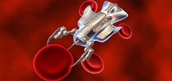 Robotnano hoạt động trong cơ thể người. Ảnh minh họa. Robotnano hoạt động trong cơ thể người. Ảnh minh họa.