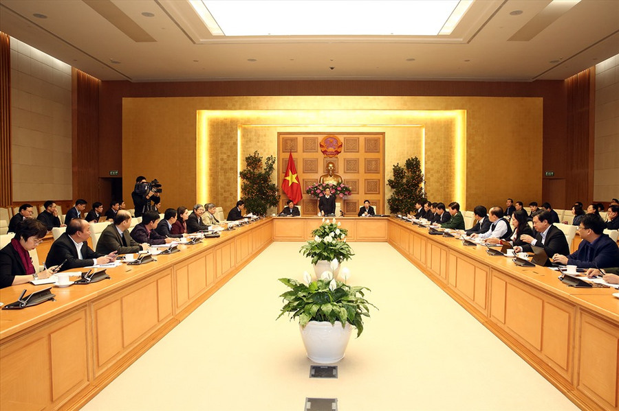 Toàn cảnh cuộc họp. Ảnh: VGP/Đình Nam