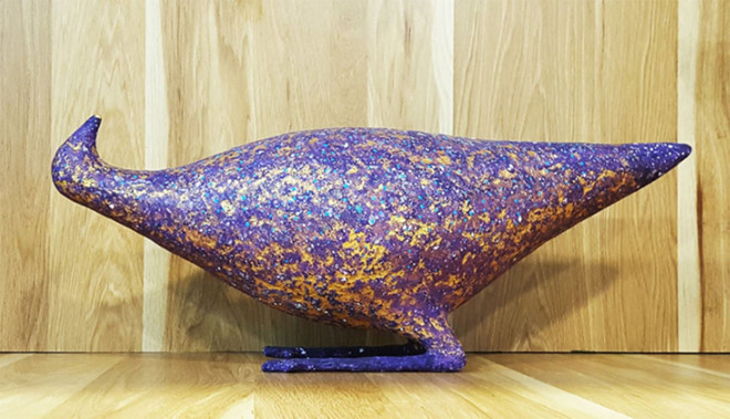  Chim giấy là “thương hiệu” của Thái Nhật Minh - Ảnh: NVCC