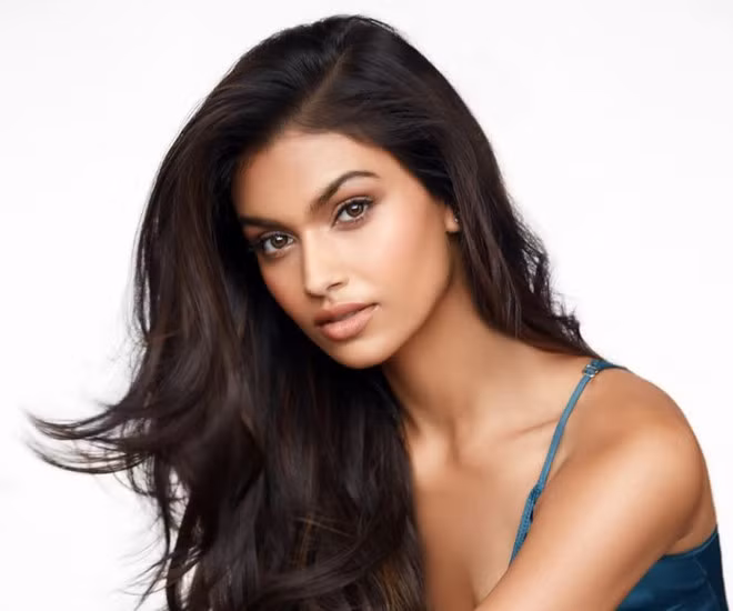 Mỹ nhân Ấn Độ Suman Rao đứng vị trí thứ ba. Cô từng chinh chiến tại Miss World 2019 - Ảnh: Missosology