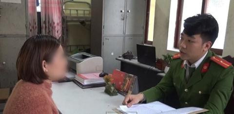 Chị H. trình báo cơ quan công an. Chị H. trình báo cơ quan công an.