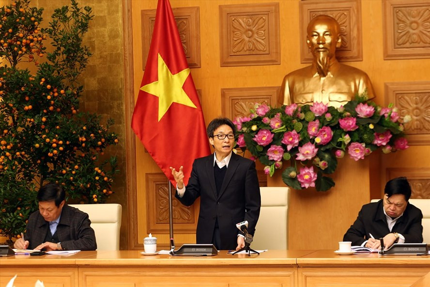  Phó Thủ tướng Vũ Đức Đam: Đến thời điểm hiện tại, tình hình dịch bệnh đang được kiểm soát tốt. Ảnh: VGP/Đình Nam