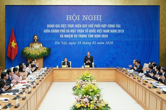 Hội nghị đánh giá việc thực hiện quy chế phối hợp công tác giữa Chính phủ và MTTQ Hội nghị đánh giá việc thực hiện quy chế phối hợp công tác giữa Chính phủ và MTTQ