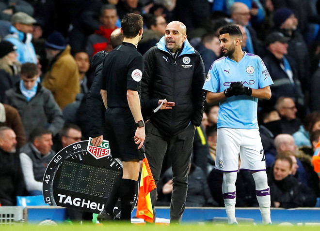 Thầy trò HLV Pep Guardiola chỉ có thể hy vọng vào mùa này để vô địch Champions League, vì 2 mùa tiếp theo họ sẽ bị cấm tham dự - AFP