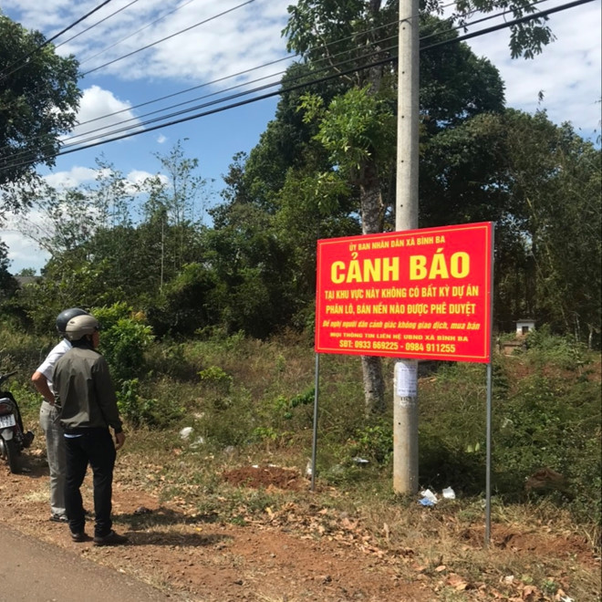 Người dân cần cẩn thận khi đi mua đất, tránh bị lừa phải 