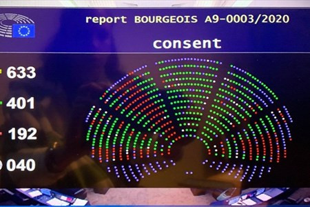 Số phiếu ủng hộ EVFTA áp đảo. Số phiếu ủng hộ EVFTA áp đảo.