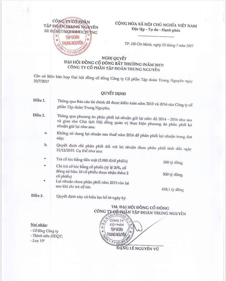 Trích văn bản trên FB nhân vật