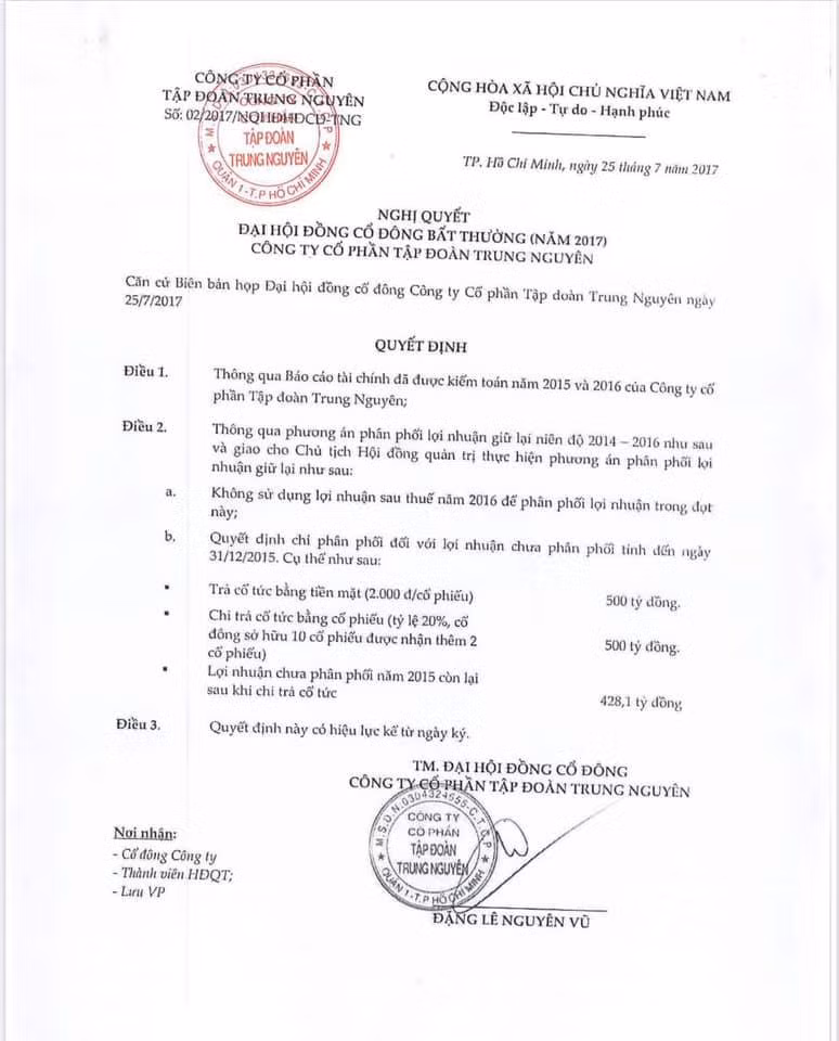 Trích văn bản trên FB nhân vật