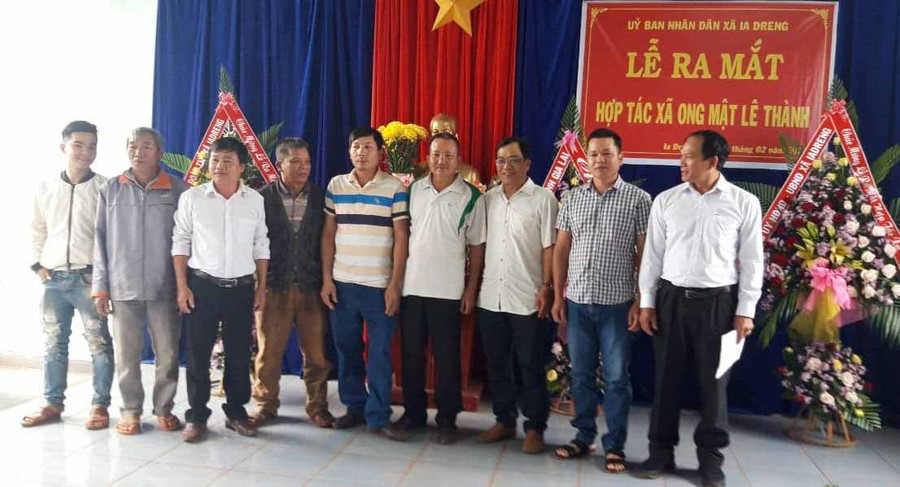  Ra mắt Hợp tác xã ong mật Lê Thanh. Ảnh: Anh Thư