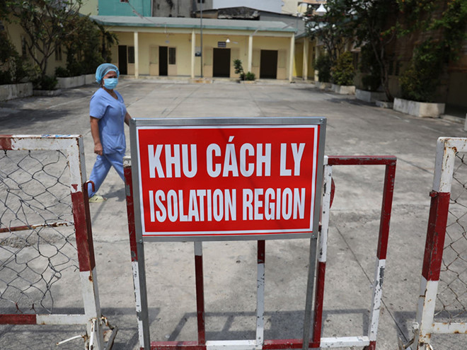 Khu vực cách ly những ca nghi nhiễm nCoV tại Quận 3 (TP.HCM)- Ảnh: Ngọc Dương