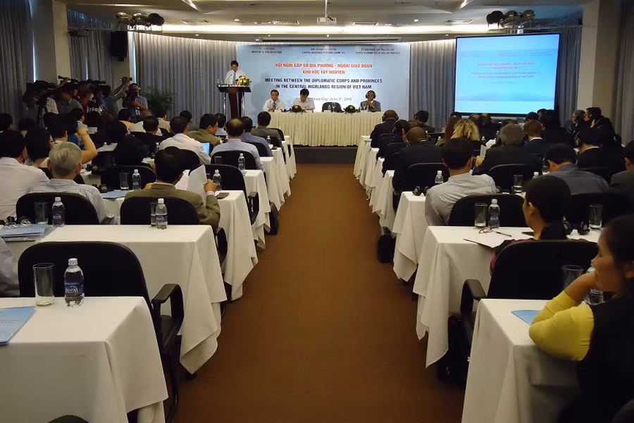 Quang cảnh hội nghị. Ảnh: Bá Thăng