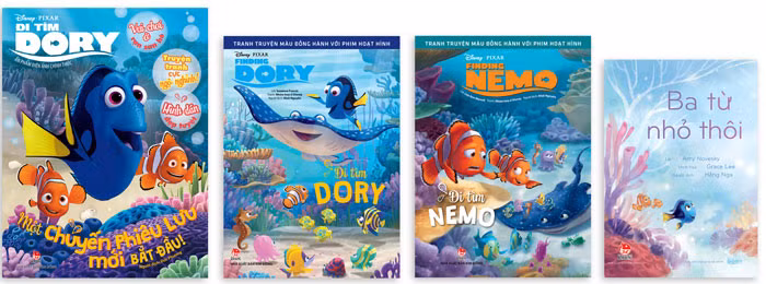  Bộ ấn phẩm đồng hành cùng phim Đi tìm Dory