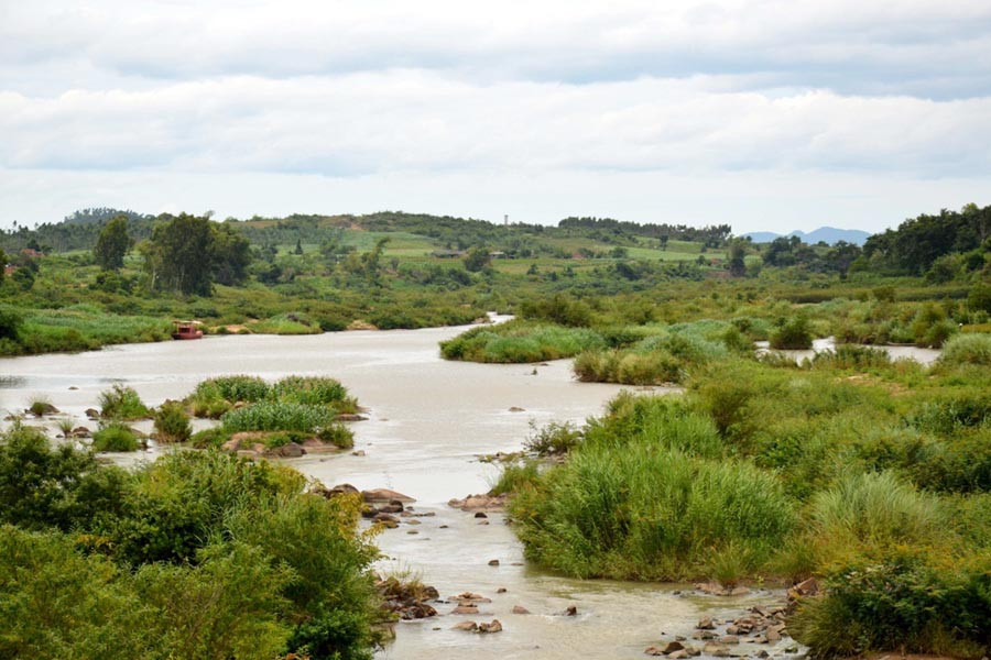 Vùng thượng lưu sông Ba. Ảnh: H.D Vùng thượng lưu sông Ba. Ảnh: H.D