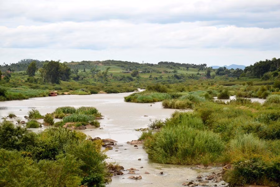 Vùng thượng lưu sông Ba. Ảnh: H.D