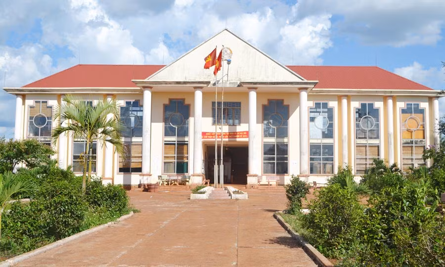  Trụ sở xã Trang. Ảnh: H.C