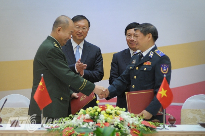 Bộ Tư lệnh Cảnh sát biển Việt Nam và Cục Cảnh sát biển Trung Quốc ký bản ghi nhớ hợp tác.