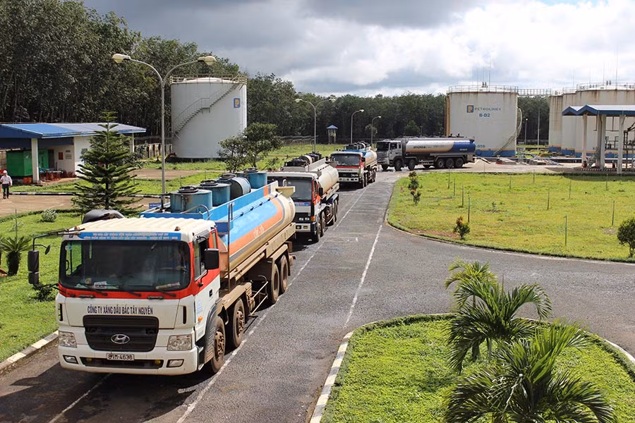Công ty TNHH một thành viên Xăng dầu Bắc Tây Nguyên có diện tích thuê mặt bằng lớn nên giá thuê đất đội lên rất cao.