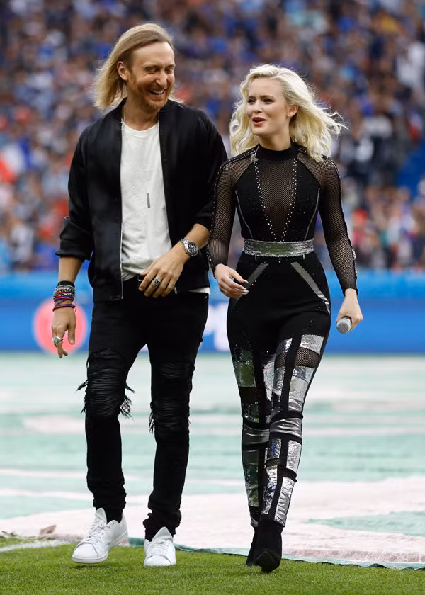DJ David Guetta và ca sĩ Zara Larsson - Ảnh: GETTY IMAGES
