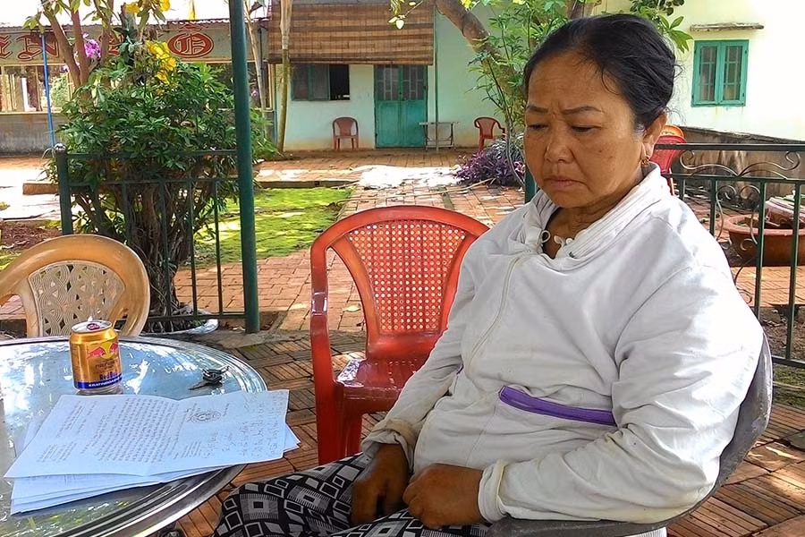 Bà Lê Thị Chung. Ảnh: N.N
