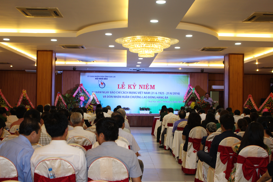 Quang cảnh buổi lễ. Ảnh: P.L Quang cảnh hội nghị. Ảnh: P.L