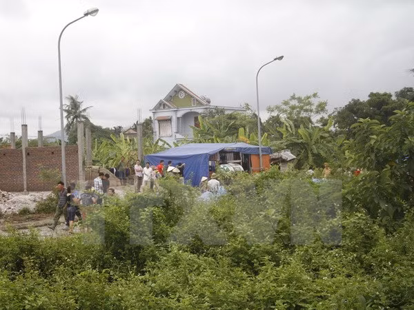  Khu vực xảy ra vụ án mạng.