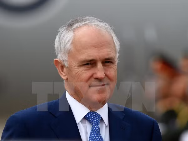 Thủ tướng Australia Malcolm Turnbull tại Vientiane, Lào.