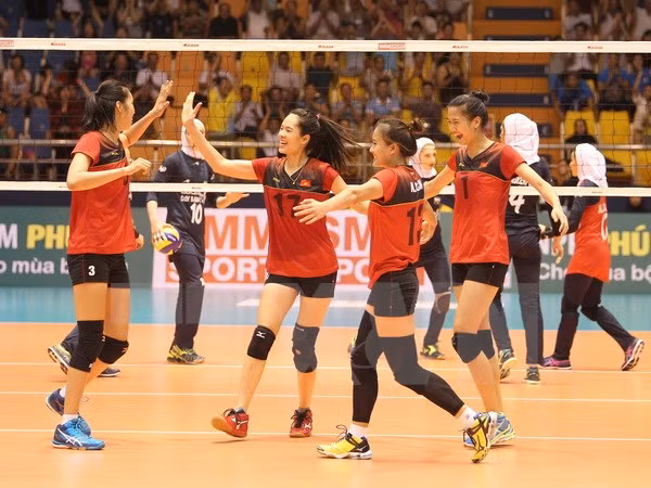 Đội tuyển nữ Việt Nam giành vị trí thứ 7 chung cuộc.