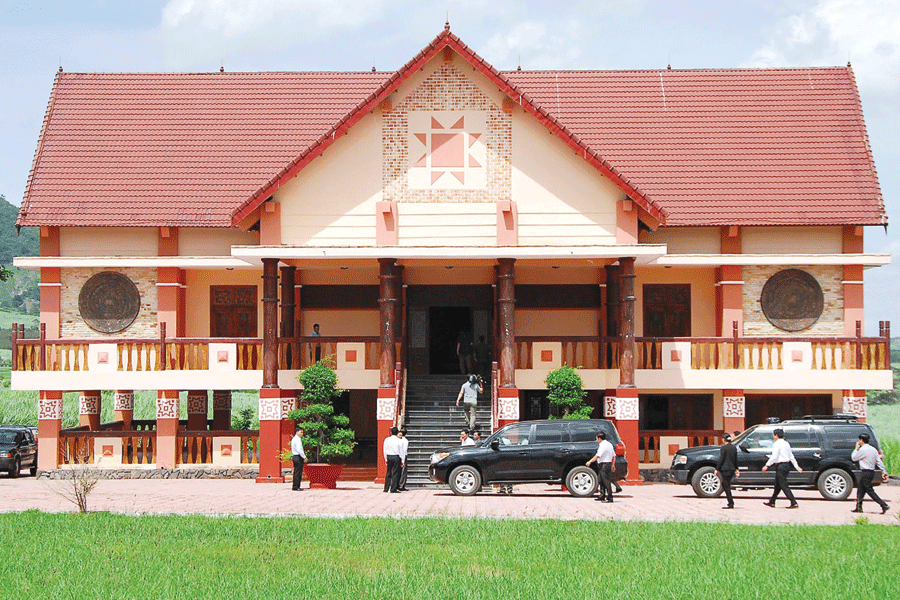 Nhà lưu niệm Anh hùng Núp. Ảnh: K.N.B Nhà lưu niệm Anh hùng Núp. Ảnh: K.N.B