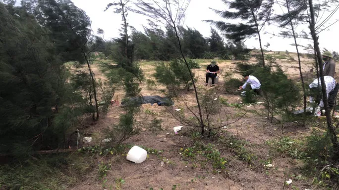 Hiện trường phát hiện thi thể nạn nhân