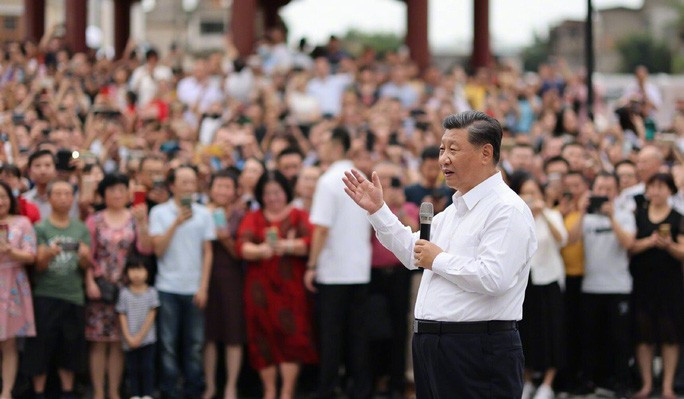Ông Tập nói với người dân ở Sán Đầu rằng Trung Quốc sẽ đạt được mục tiêu 
