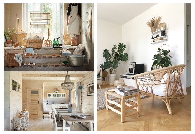 Sử dụng các chất liệu nội thất từ tự nhiên (Đồ họa: TT)