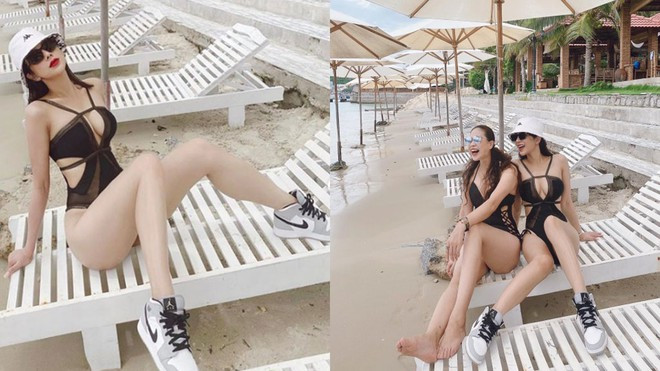 Diệp Lâm Anh khoe dáng chuẩn sau khi sinh 2 con FBNV